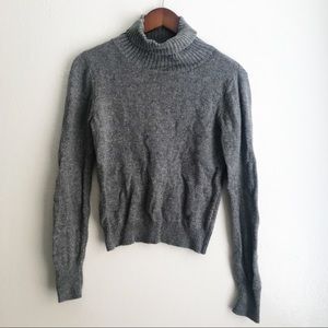 Brandy Melville grey turtleneck sweater